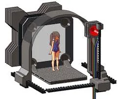 Laser Girl Gif